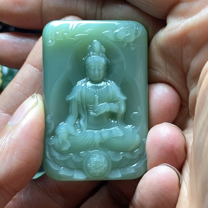 和田玉（碧玉）挂件未镶嵌