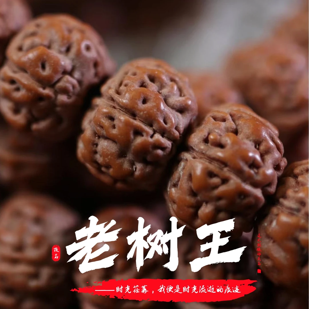 【纯血老树王】精品南瓜矮桩小金刚菩提子爆肉老树王文玩手串
