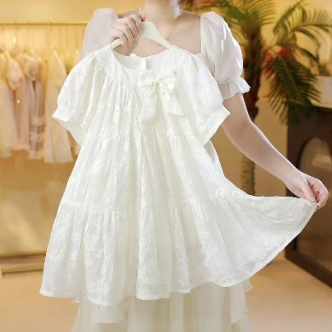 女童2025新款公主裙甜美仙女裙女宝连衣裙夏款