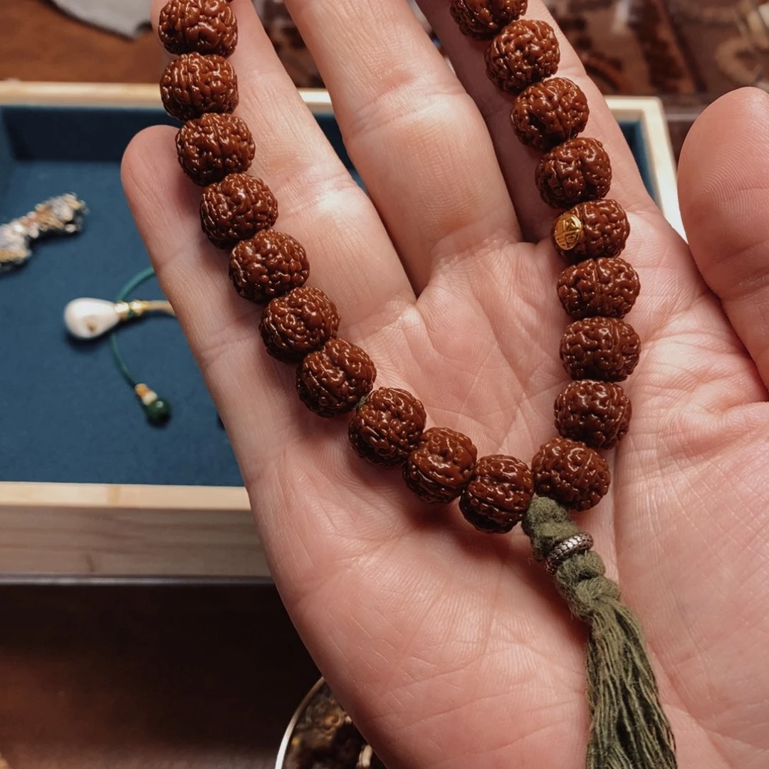 金刚菩提手串D****r梅花红串代金标