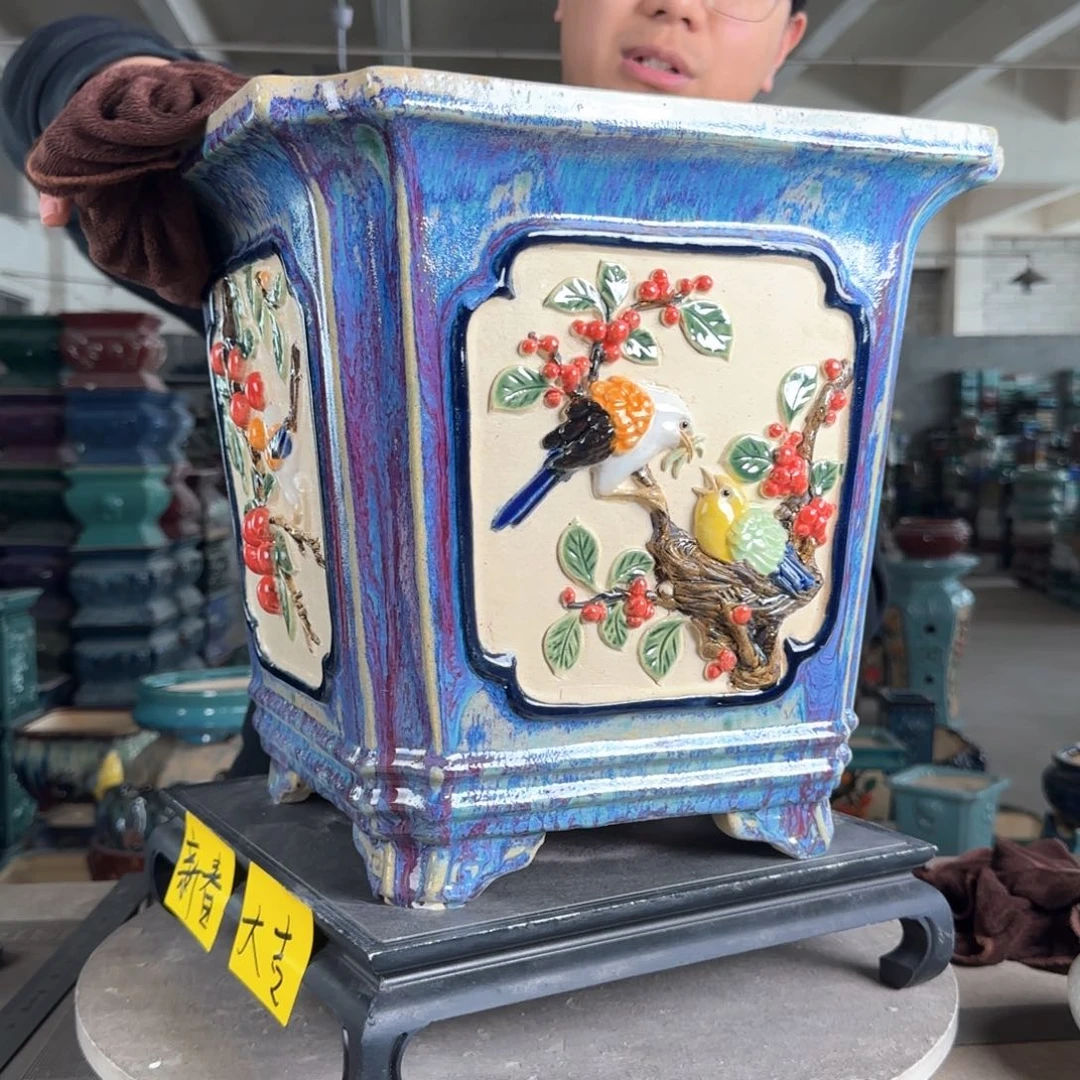 陶。一风堂石湾花盆