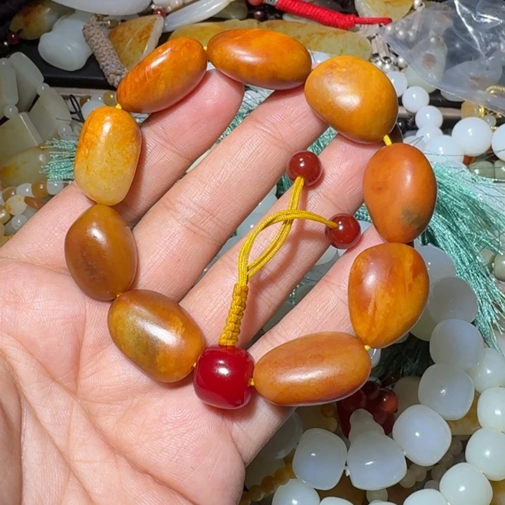 和田玉未镶嵌手链