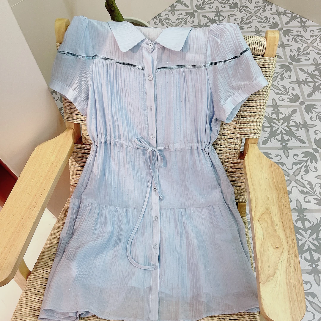 【小依专享】L3F3059XA简约雅致修身气质连衣裙-3059