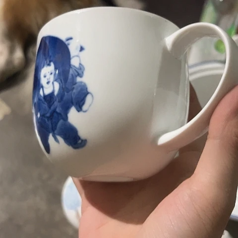 烧***个陶瓷手绘杯一个陶瓷