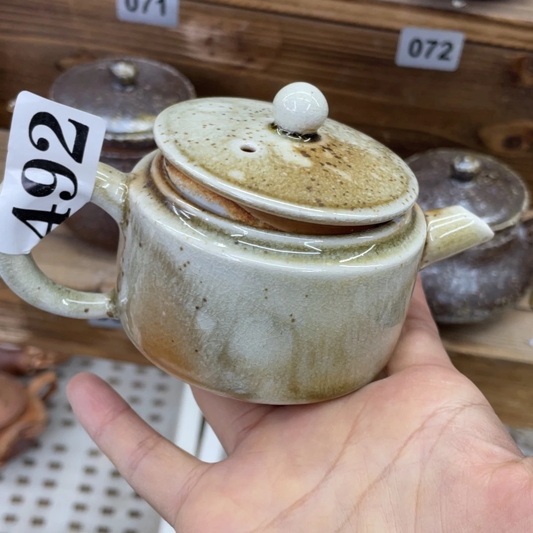 陶纯手工柴烧茶壶茶具