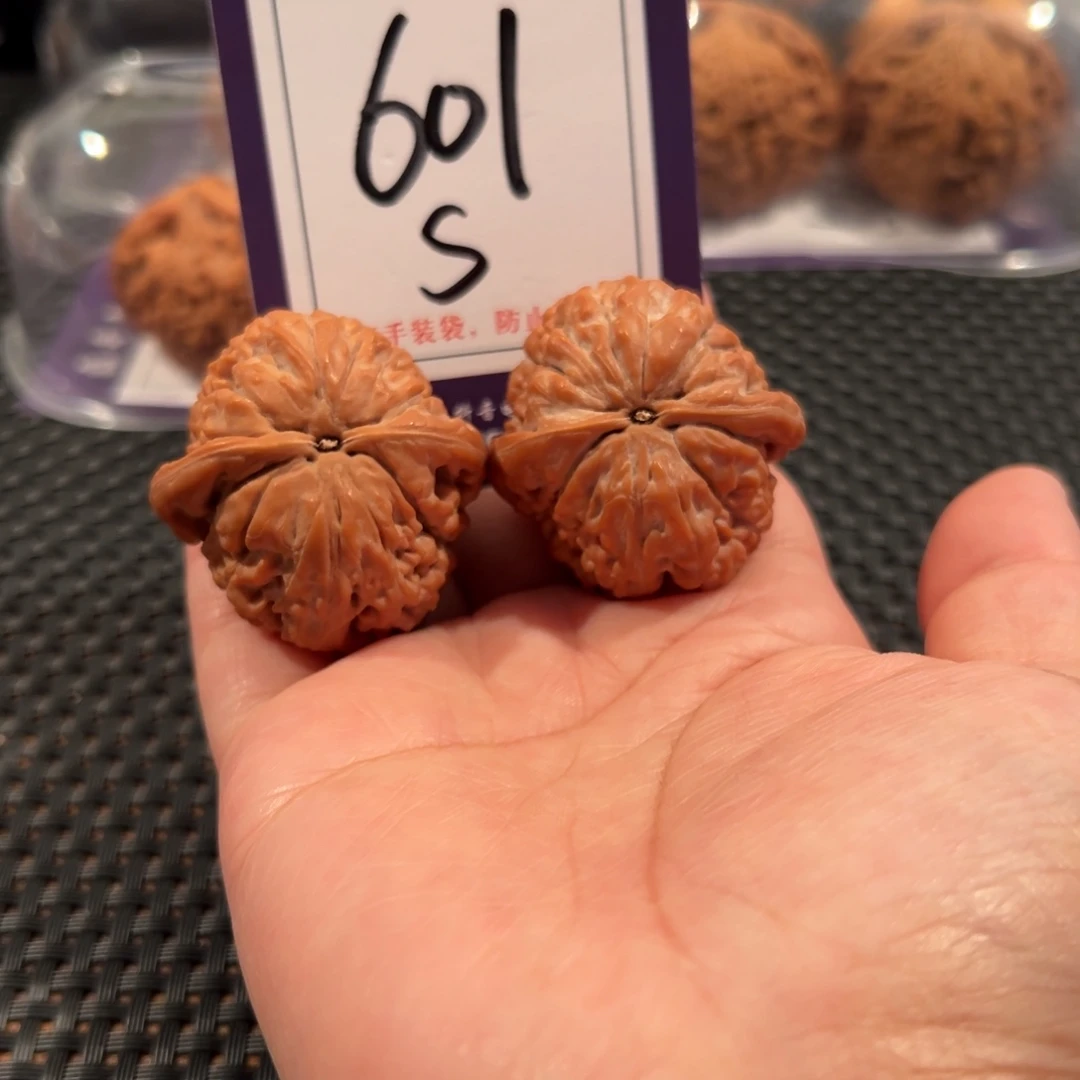 把件文玩核桃601号莲花37全品