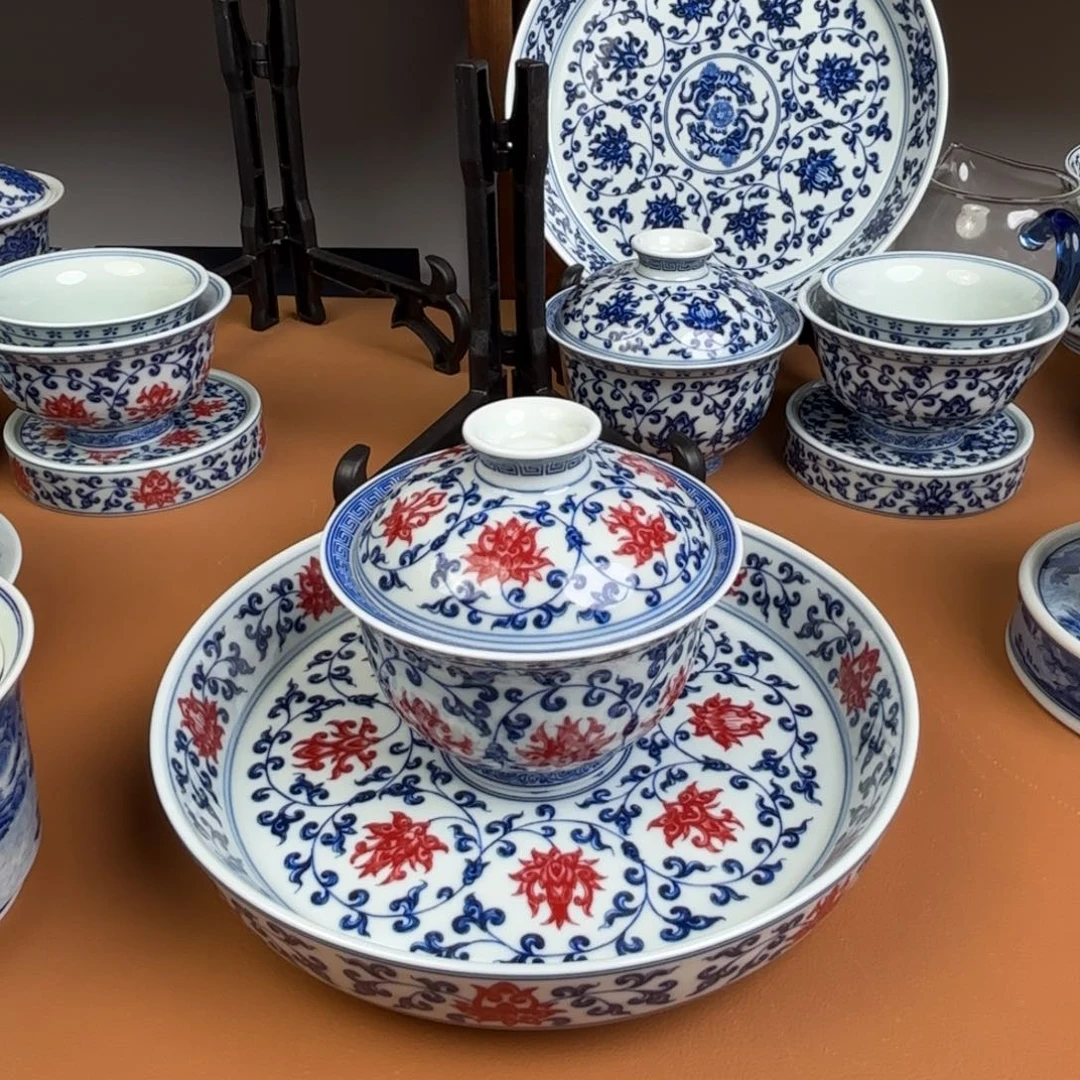 朝***拾景德镇陶瓷两件套