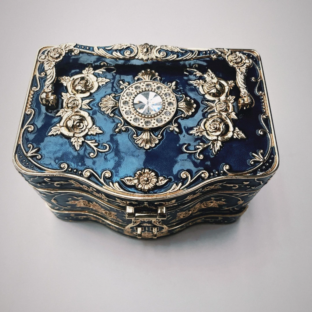 欧式公主三层首饰盒盒/箱（非卖品仅供直播间展示）