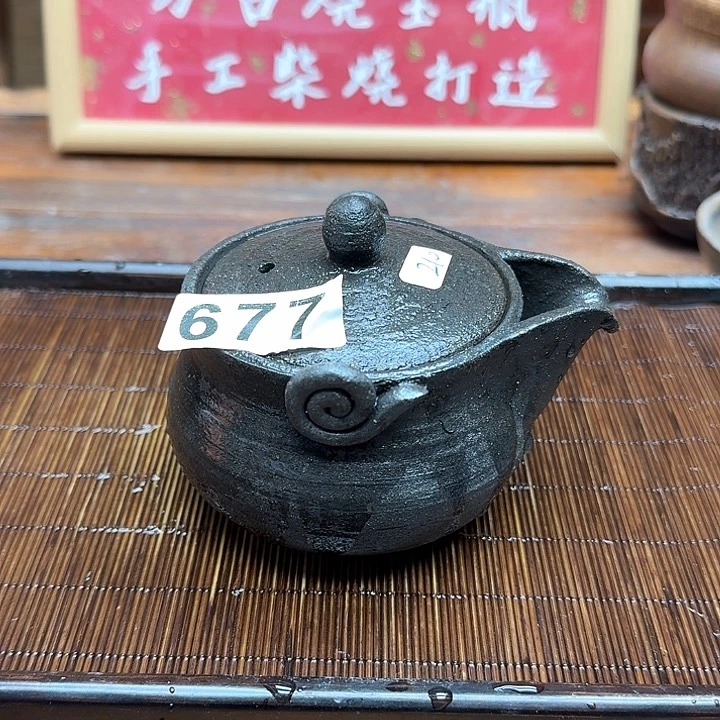 纯手工制作粗陶茶具