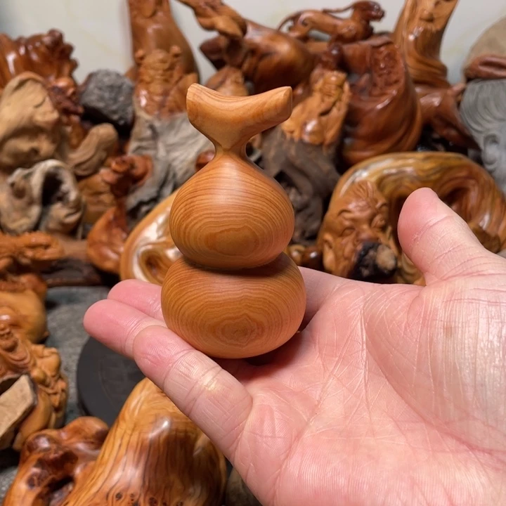 柏木葫芦手把件手把