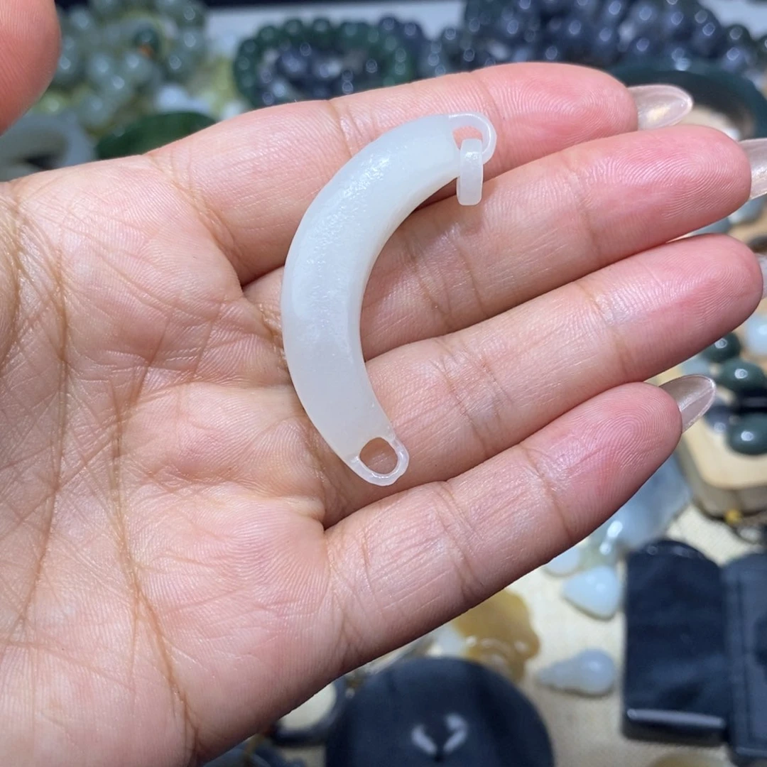 和田玉未镶嵌挂件宸***妈