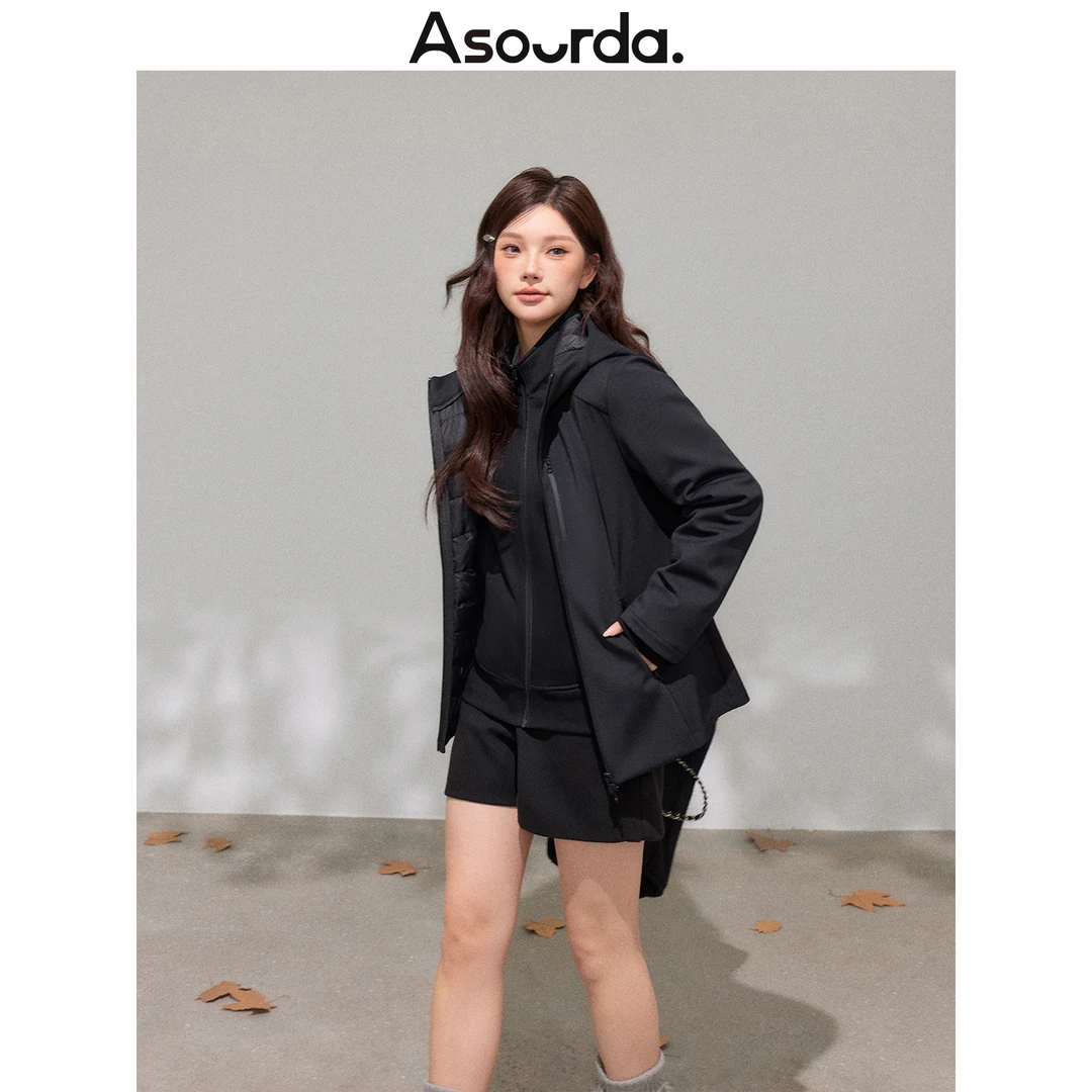 一口苏达百搭户外 新款时尚洋气百搭女装高级感遮肉显瘦羽绒外套