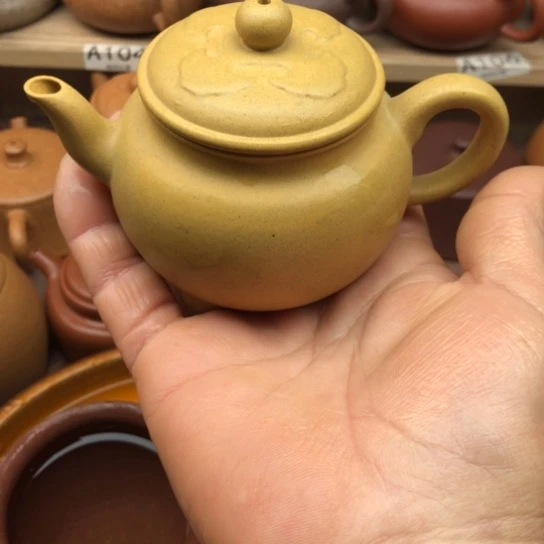 茶壶紫砂黄段泥大彬如意150豪升左右