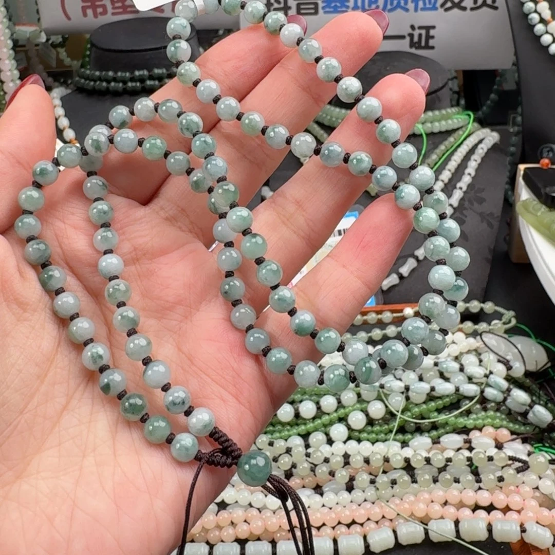 翡翠未镶嵌颈饰纯天然翡翠