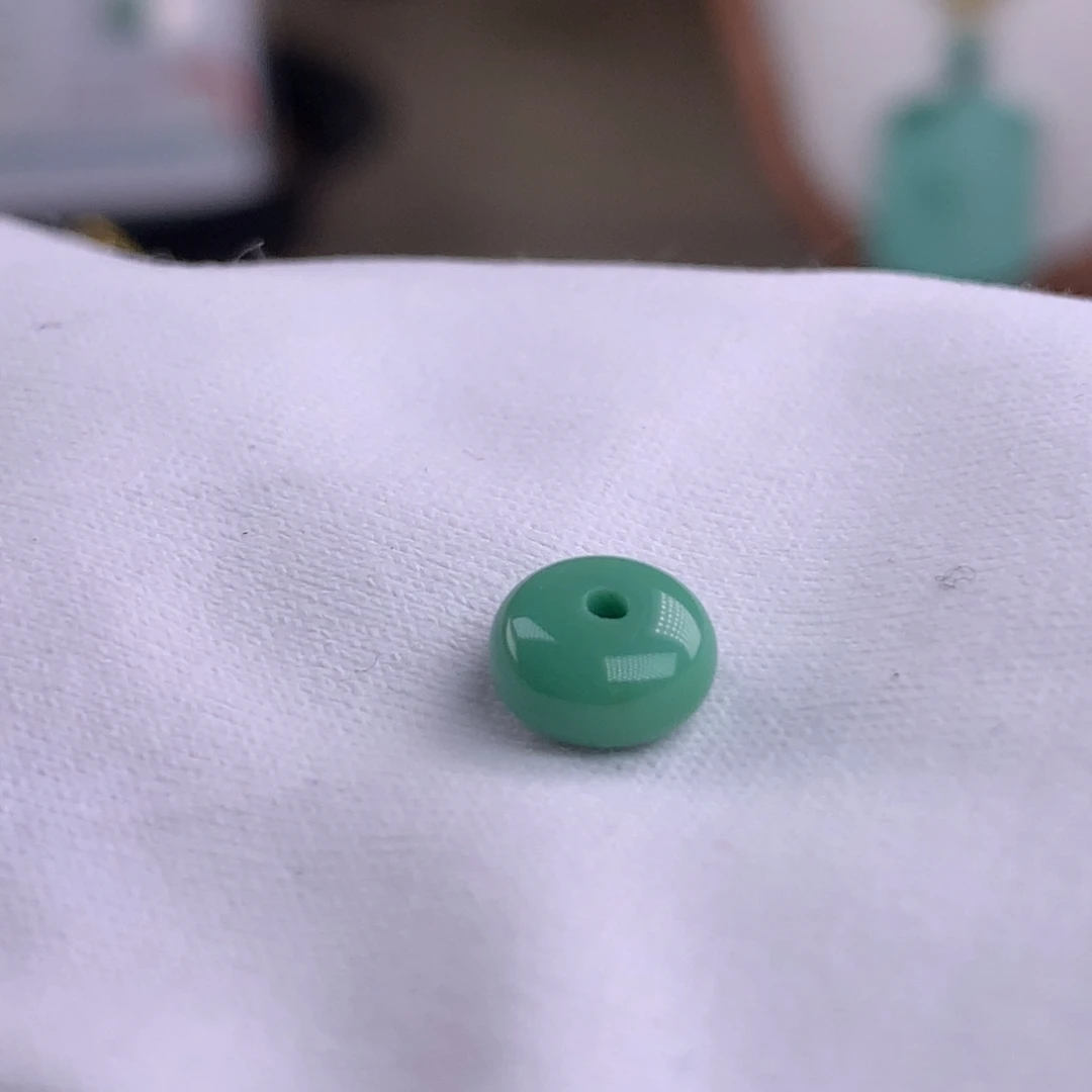 绿松石银S925镶嵌绿松石7.5*4.2