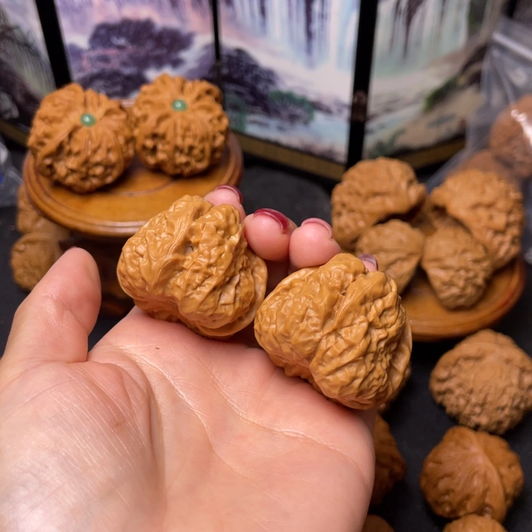 把件文玩核桃39蛤蟆头