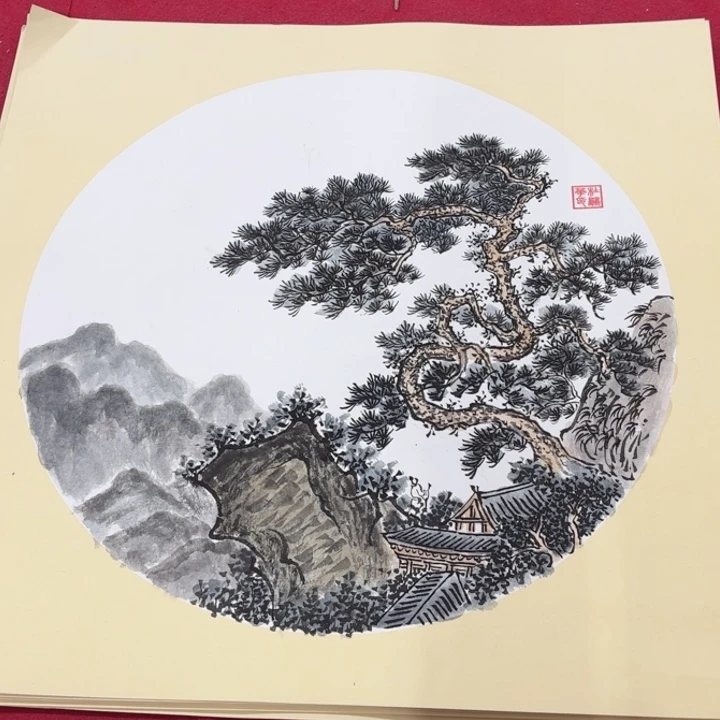 国画花鸟的翅膀是一个巨大