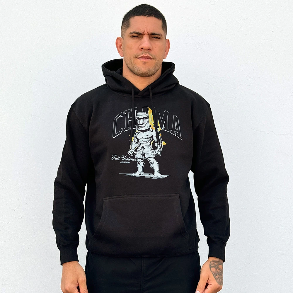 UFC320佩雷拉新款春秋冬卫衣服男外套连帽休闲运动健身拳击MMA