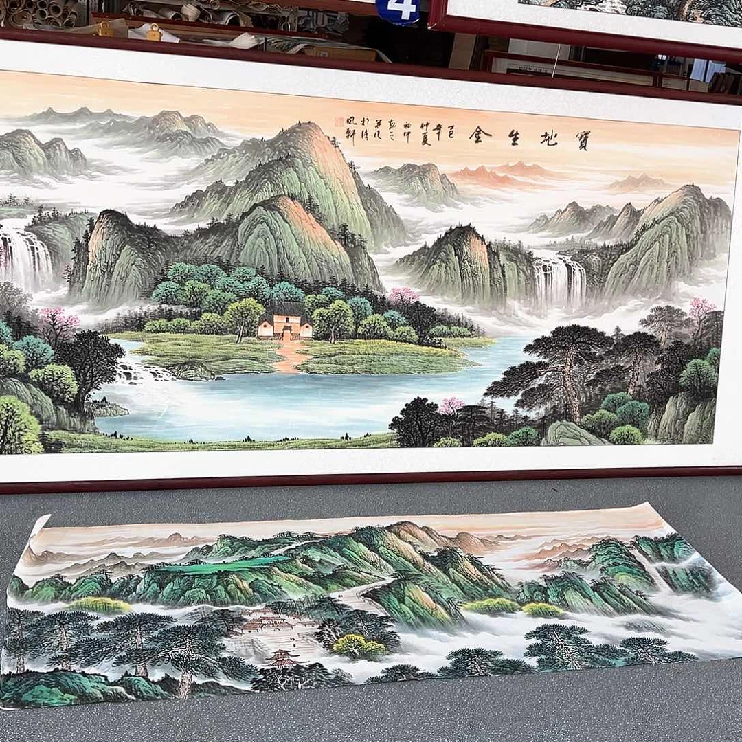 风***。国画手绘保证假一罚万