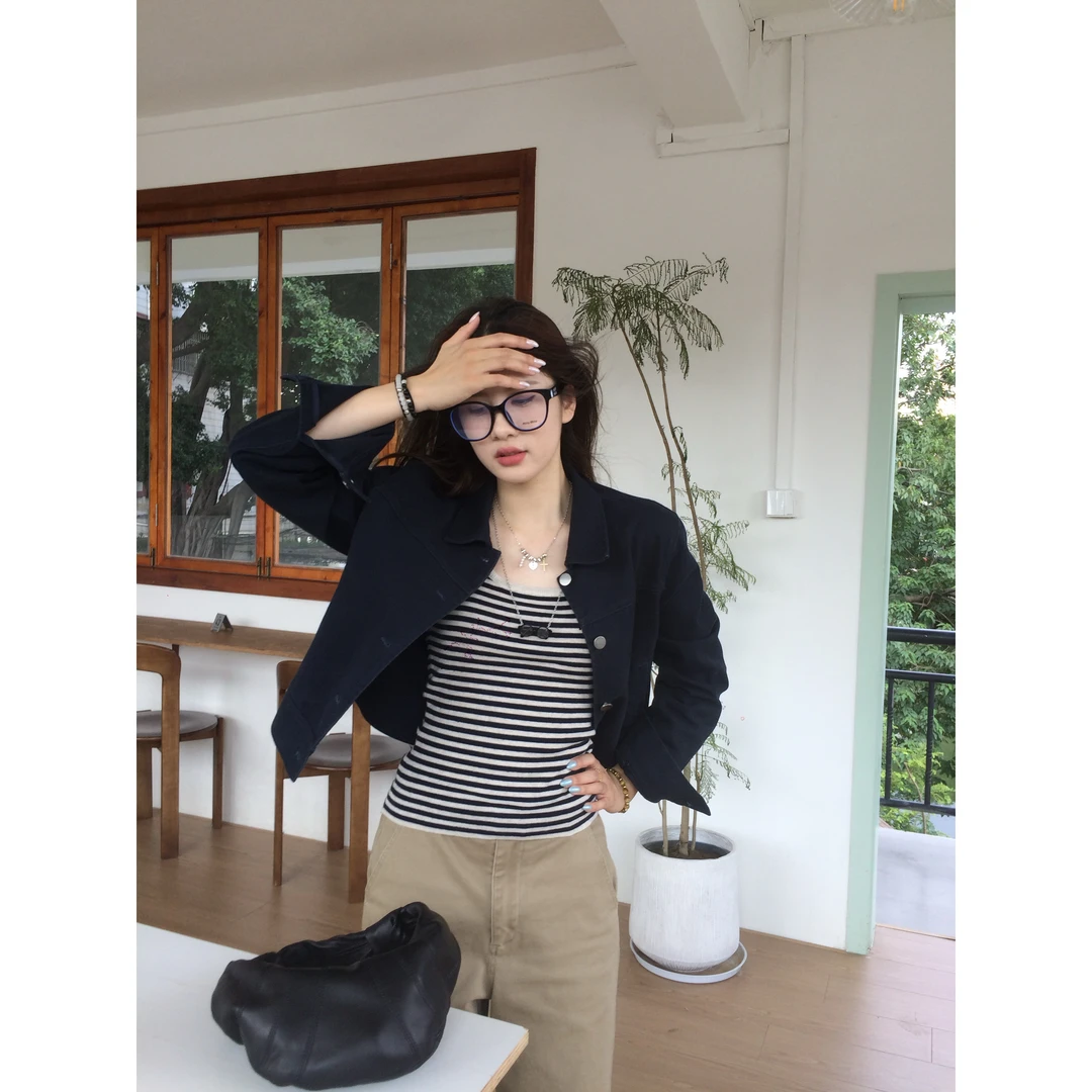 【NO退NO换】来自b0【miu系短款外套】重工系扣短款夹克外套【L4600】