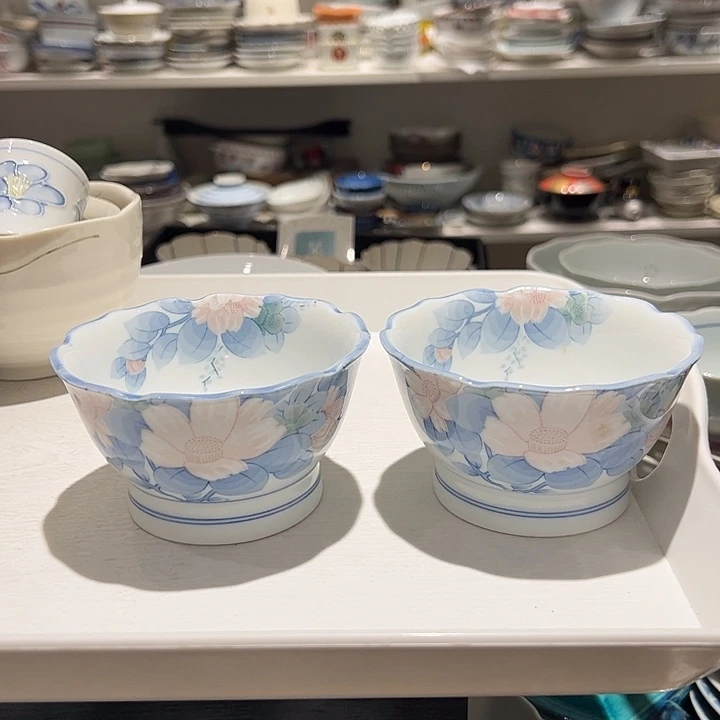 幸***星瓷葵口小高足超可爱2个