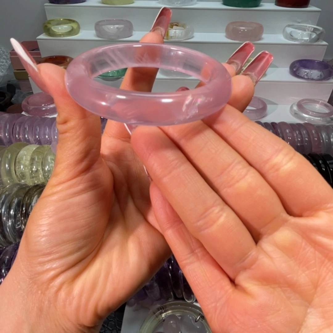 未镶嵌手镯水晶手镯54.8圈口6号