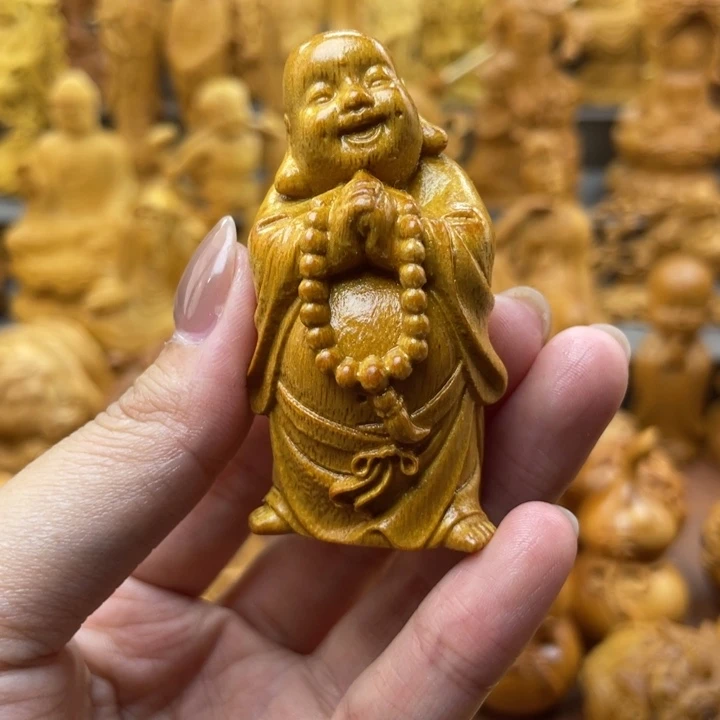 黄金檀恭喜弥勒佛