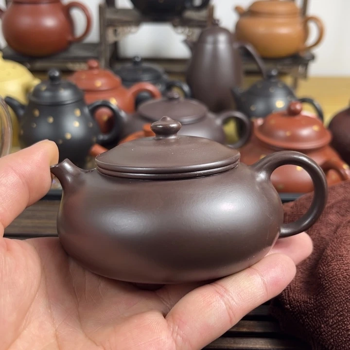 紫砂茶壶原矿紫砂半手工制作