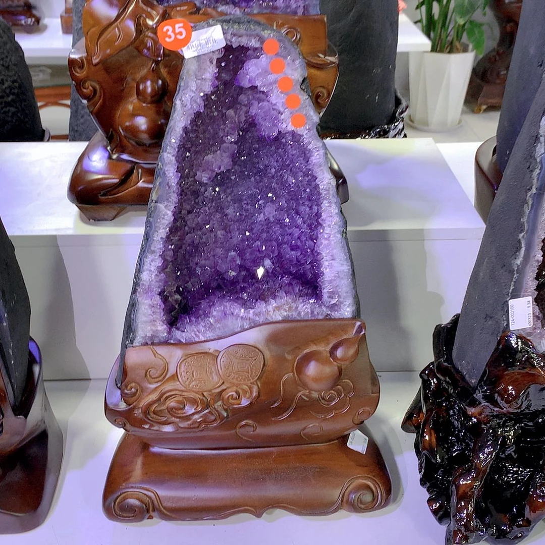 大型摆件（非配饰）紫晶未镶嵌