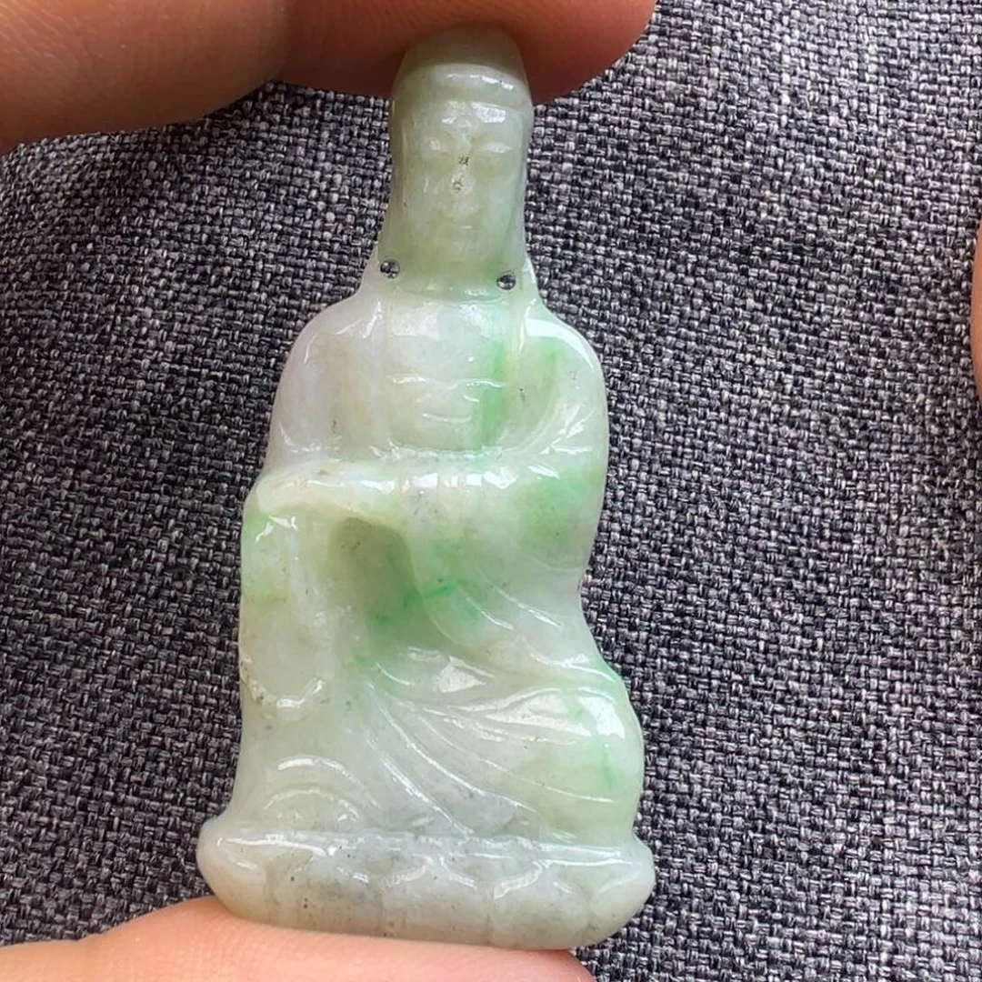 翡翠未镶嵌颈饰666777