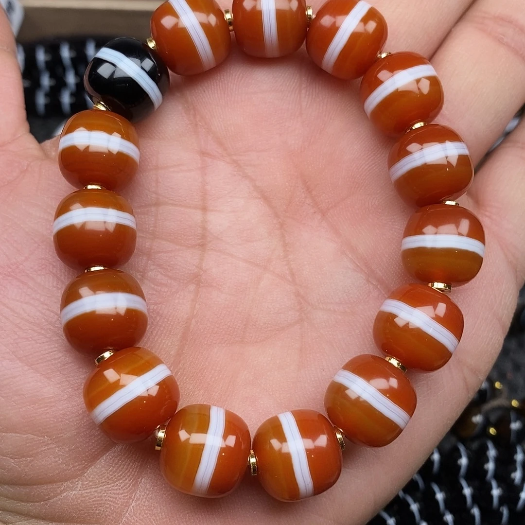 玛瑙/玉髓未镶嵌手链