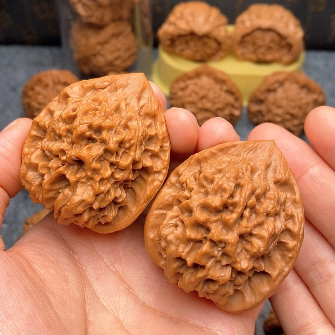 文玩核桃把件官帽45尺