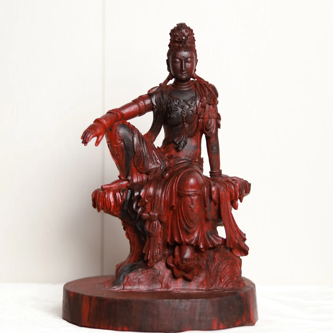 n27776 印度小叶紫檀-水月观音