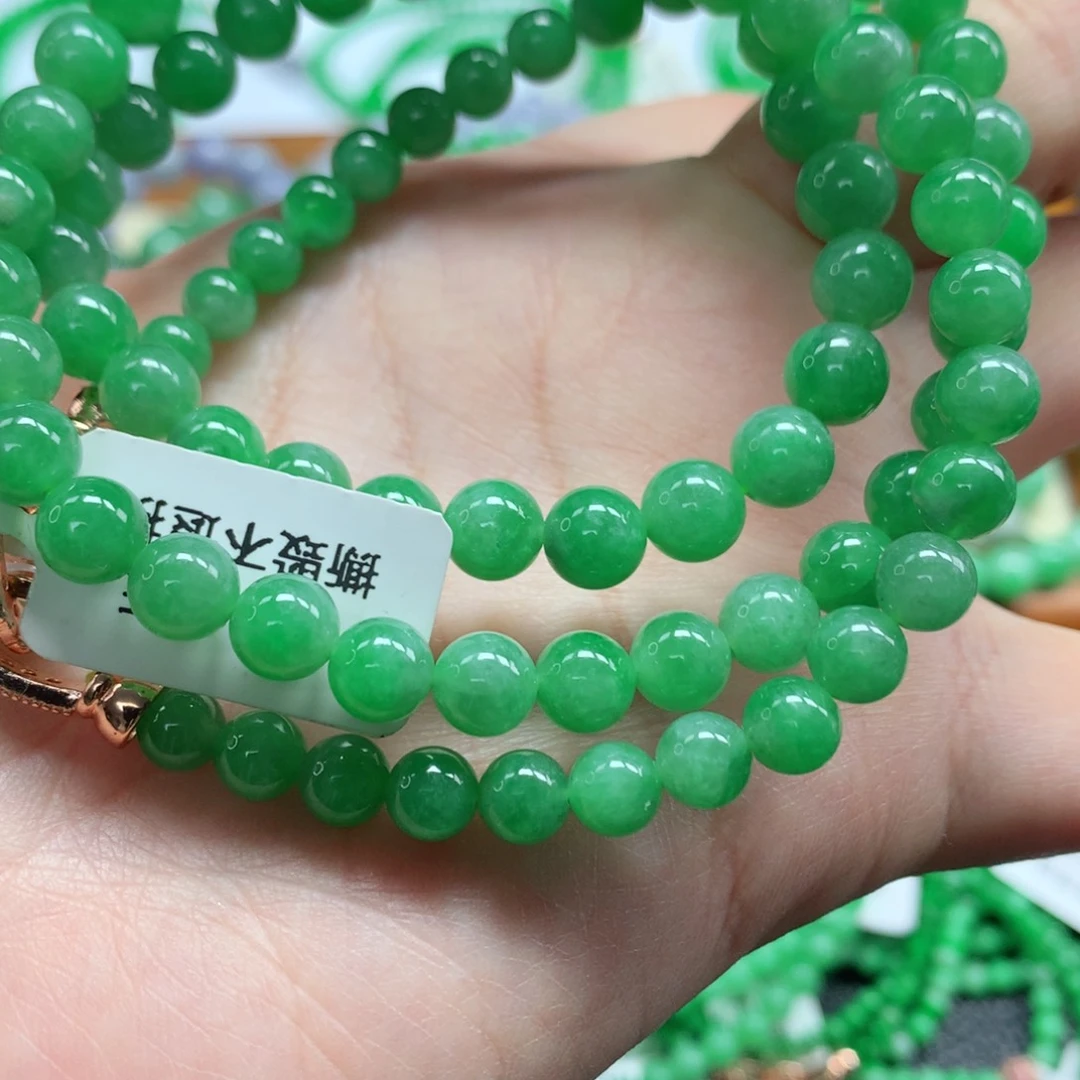 未镶嵌手链翡翠翡翠