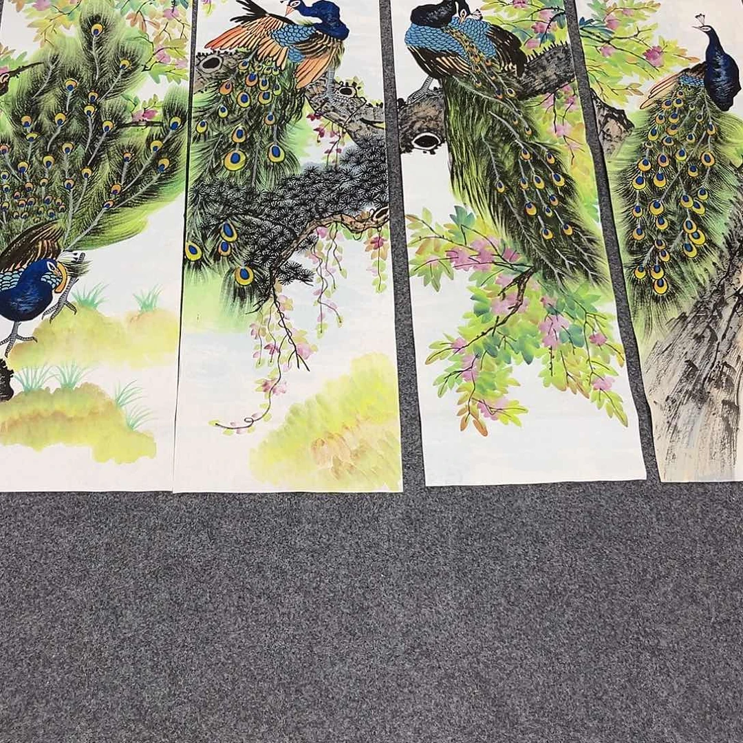 国画国画老师手绘作品