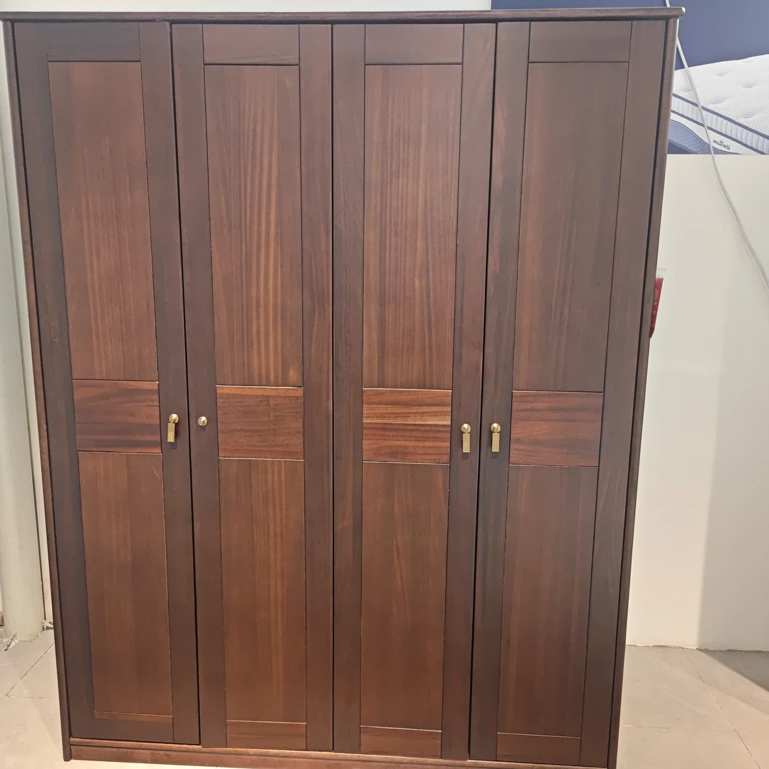 经济型新中式成套家具主卧成套木质双人高箱