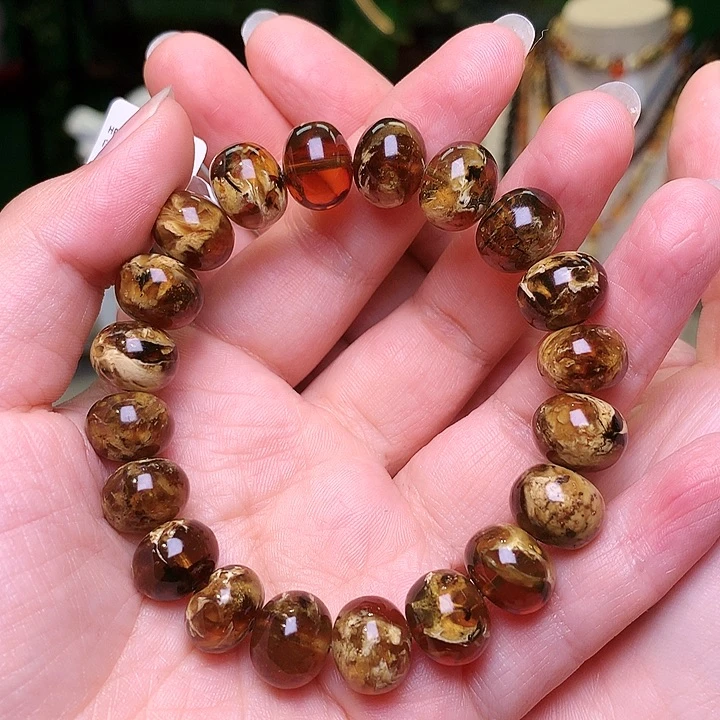 琥珀未镶嵌裸石抚顺琥珀12-328