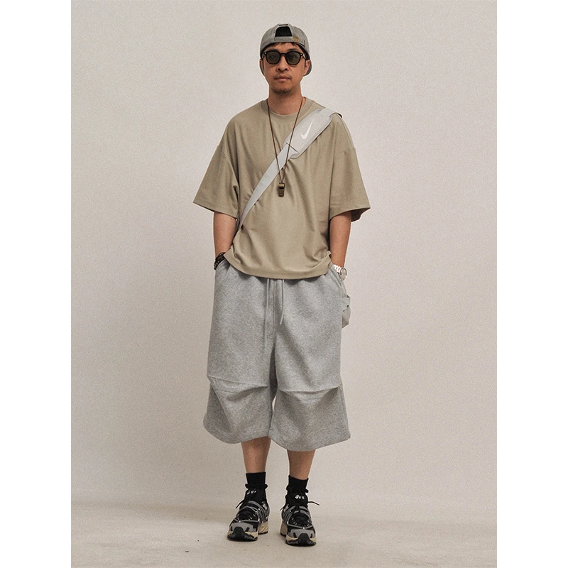 Boxyfit！别太会穿了！凉感速干科技面料夏季廓版短宽基础短袖T恤