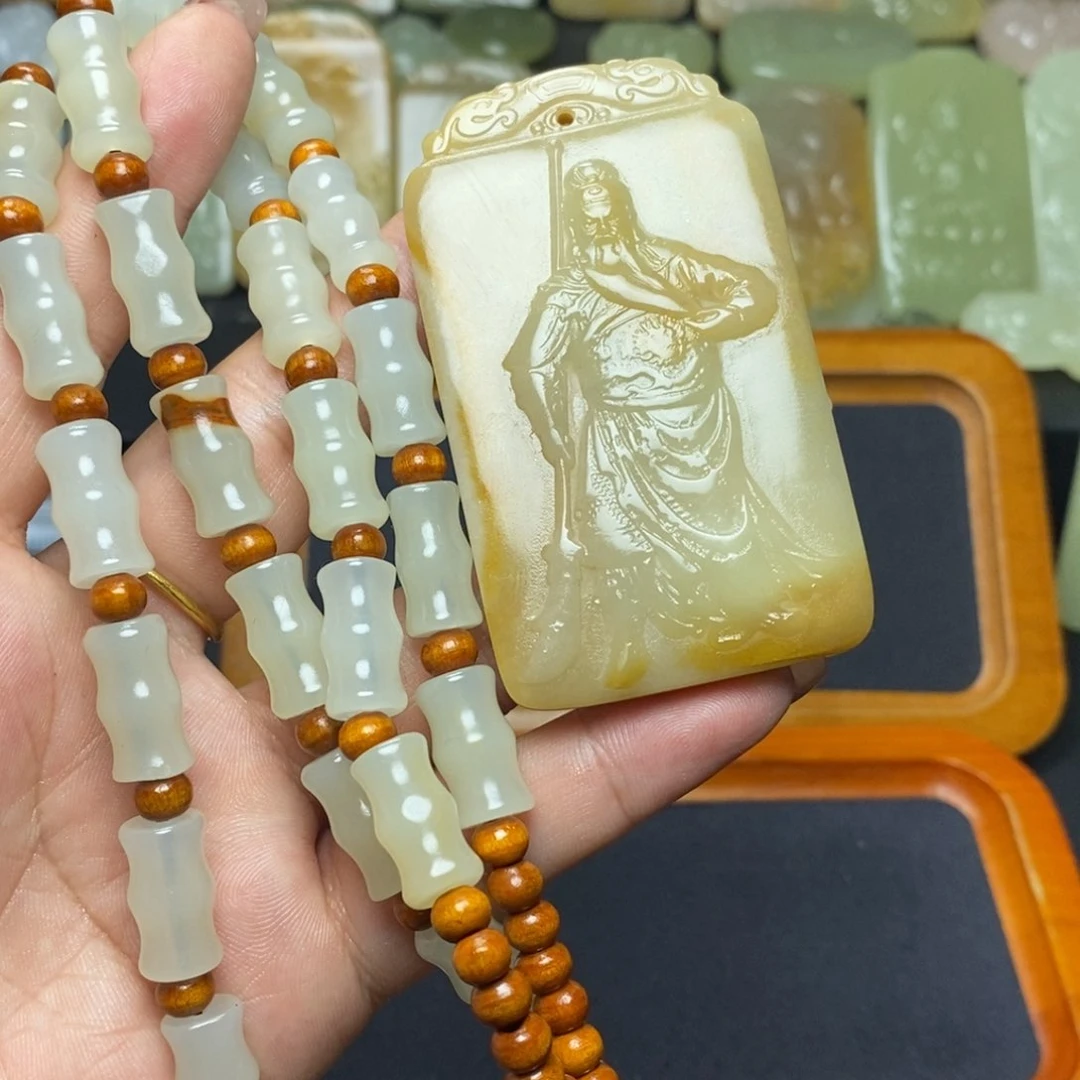 昆仑山料方解石玉