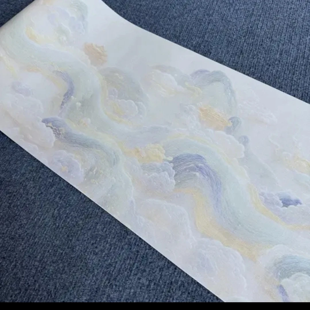 【云中境宫阙长卷】纳米半生熟毛笔书法国画作品书法专业宣纸