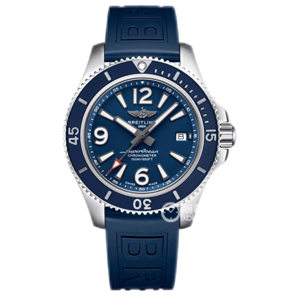95新 BREITLING/百年灵 亚虎/超级海洋/公价28700元/42mm/全套