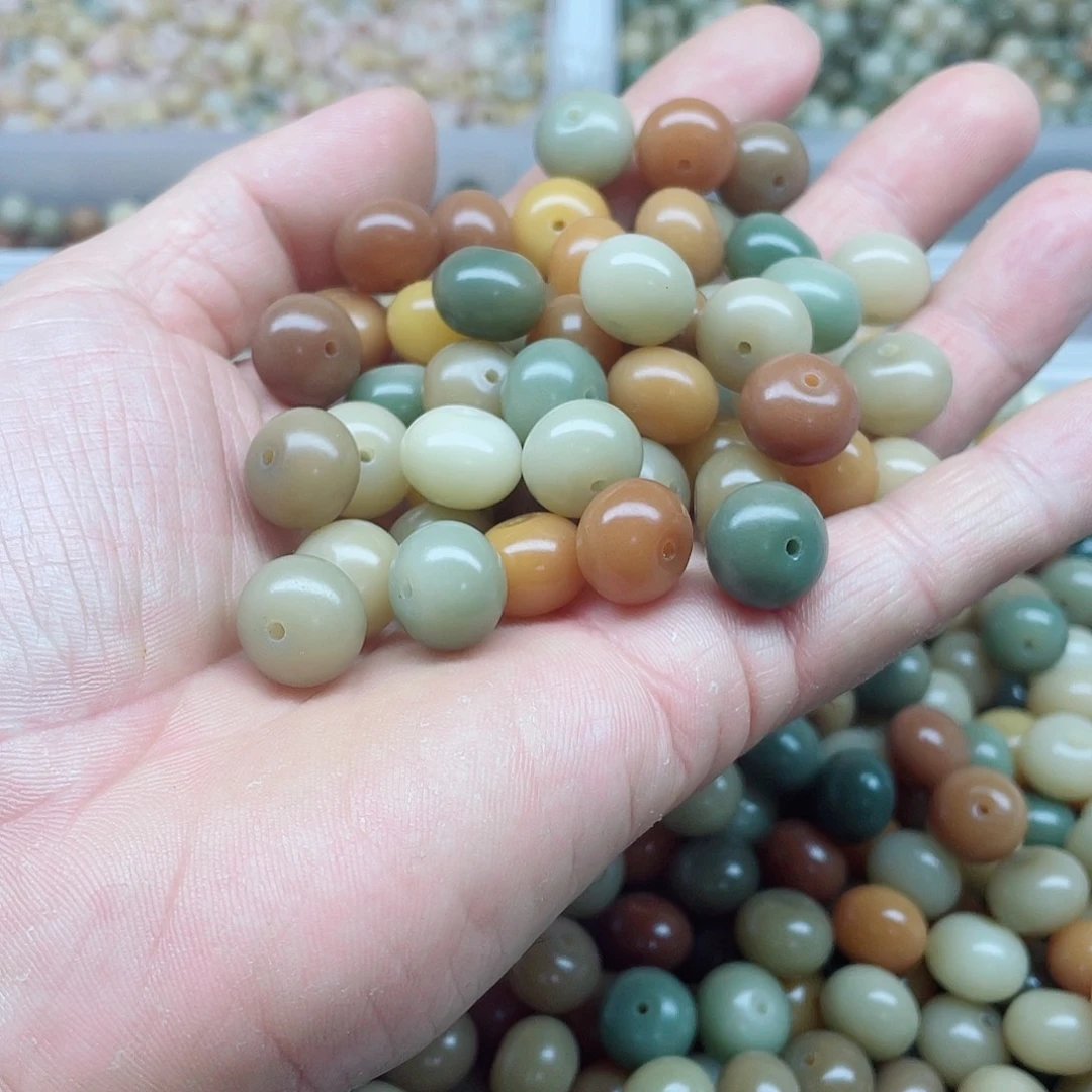 吊坠白玉菩提13.8精品多宝苹果60颗