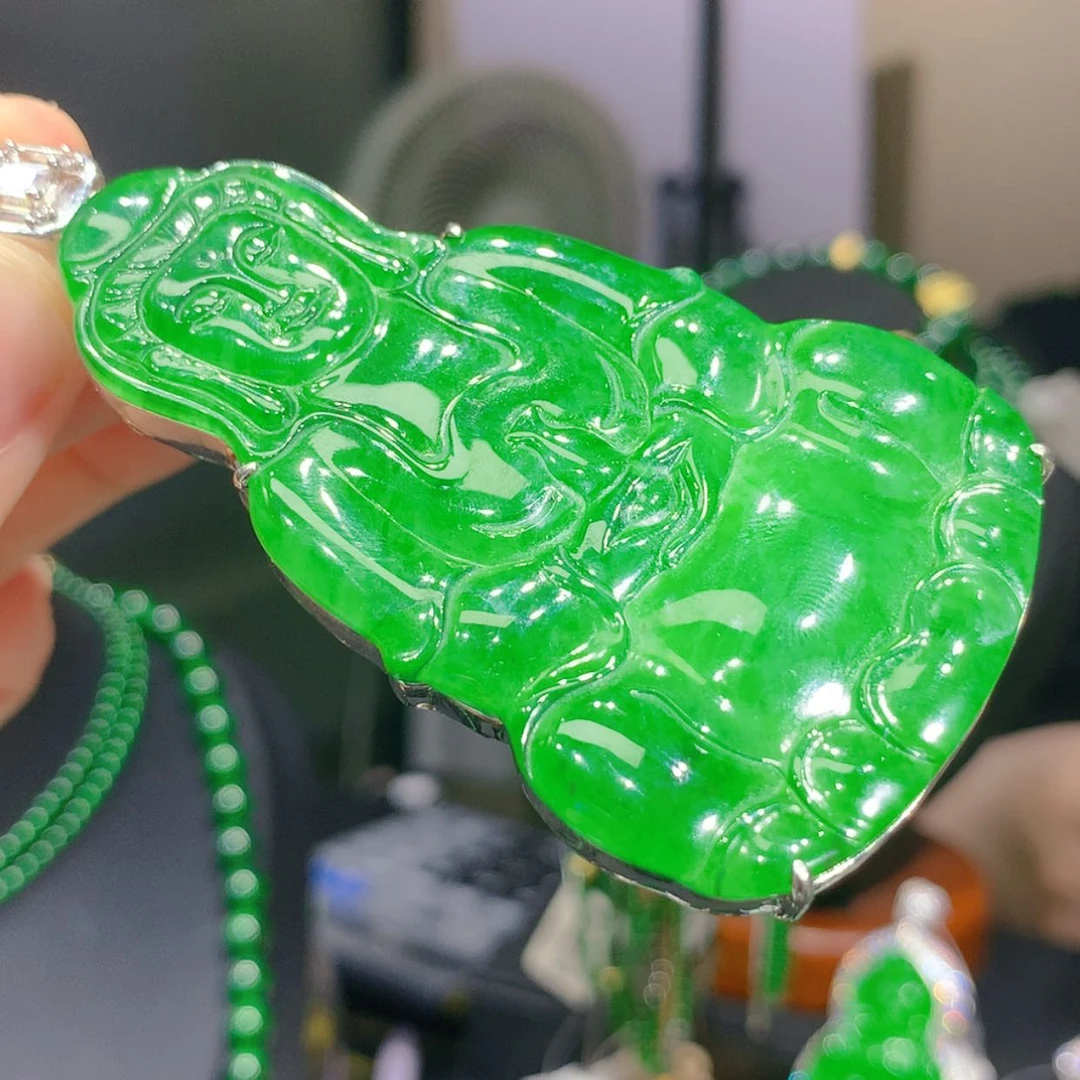 【闪购商品】翡翠未镶嵌颈饰6柒姐