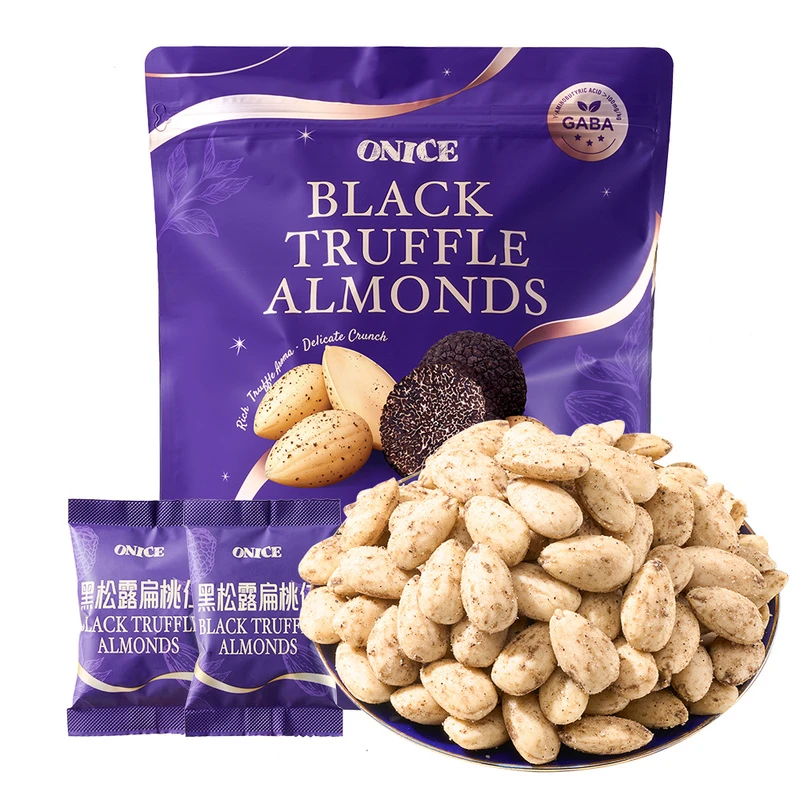 山姆超市美食黑松露扁桃仁600g去衣烘烤健康坚果休闲减脂零食吃货