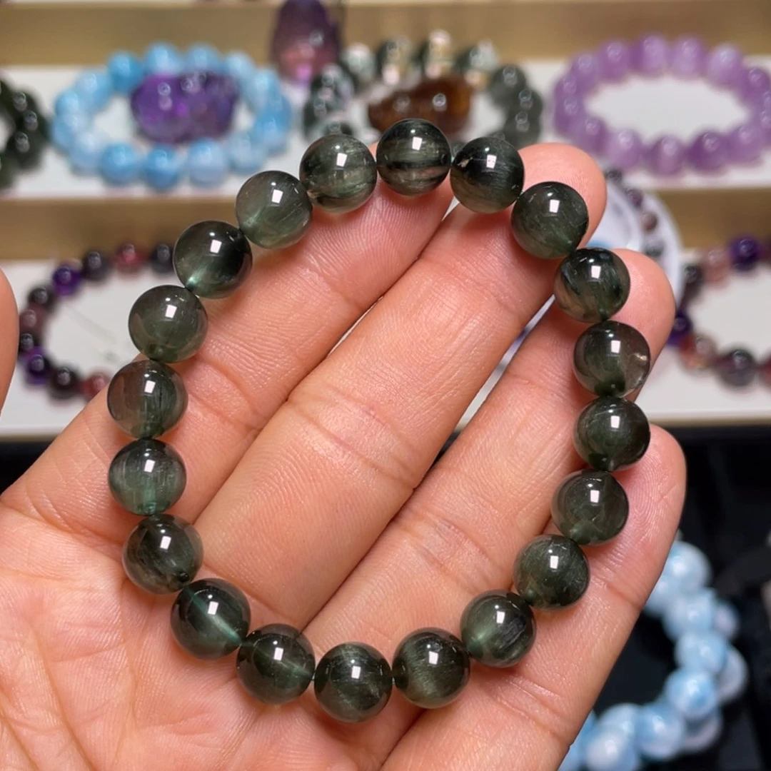 水晶手链未镶嵌绿发晶