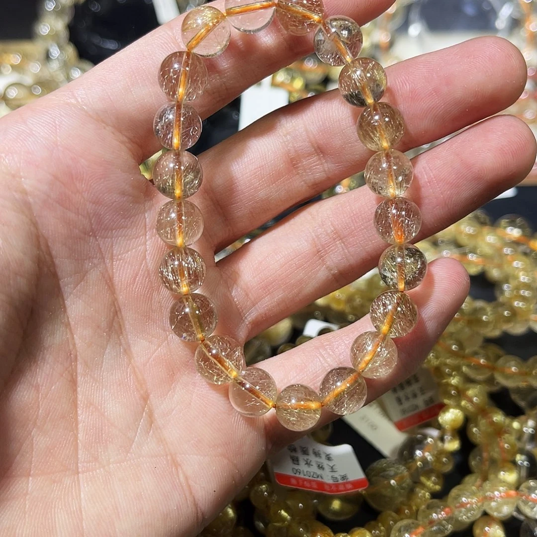水晶手链未镶嵌纯天然水晶维纳斯9m