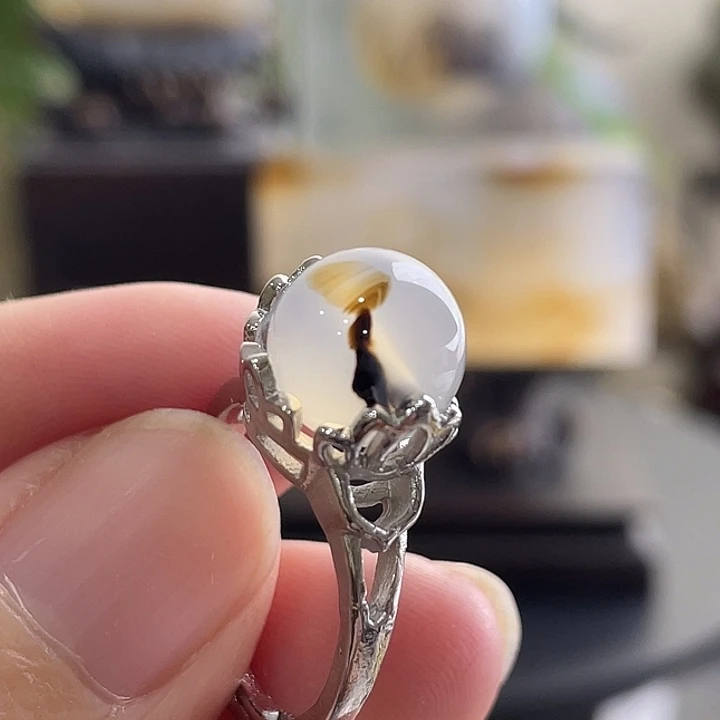 玛瑙/玉髓合金珠宝半成品