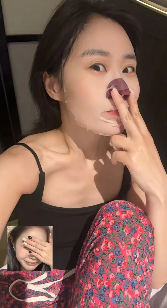 Miss Huo 睡裤 玫红色 A 202517