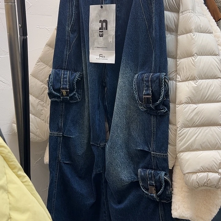 今天新款 工装牛仔裤S