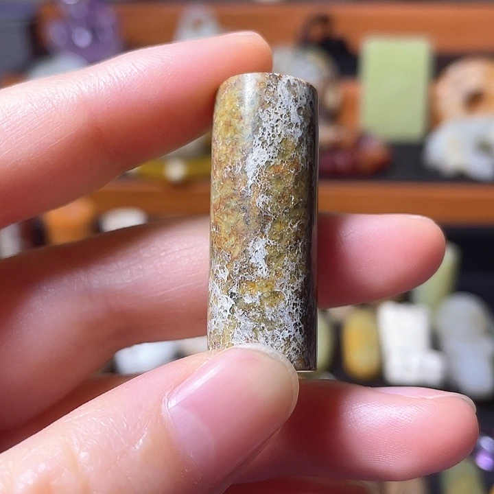 和田玉未镶嵌挂件小**1